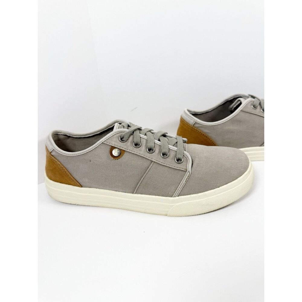 Taos Super Soul Sneakers Casual Comfort Canvas Low Top Lace Up Gray Sporty 8.5 - Picture 6 of 16